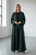 Embellished Open Front Abaya