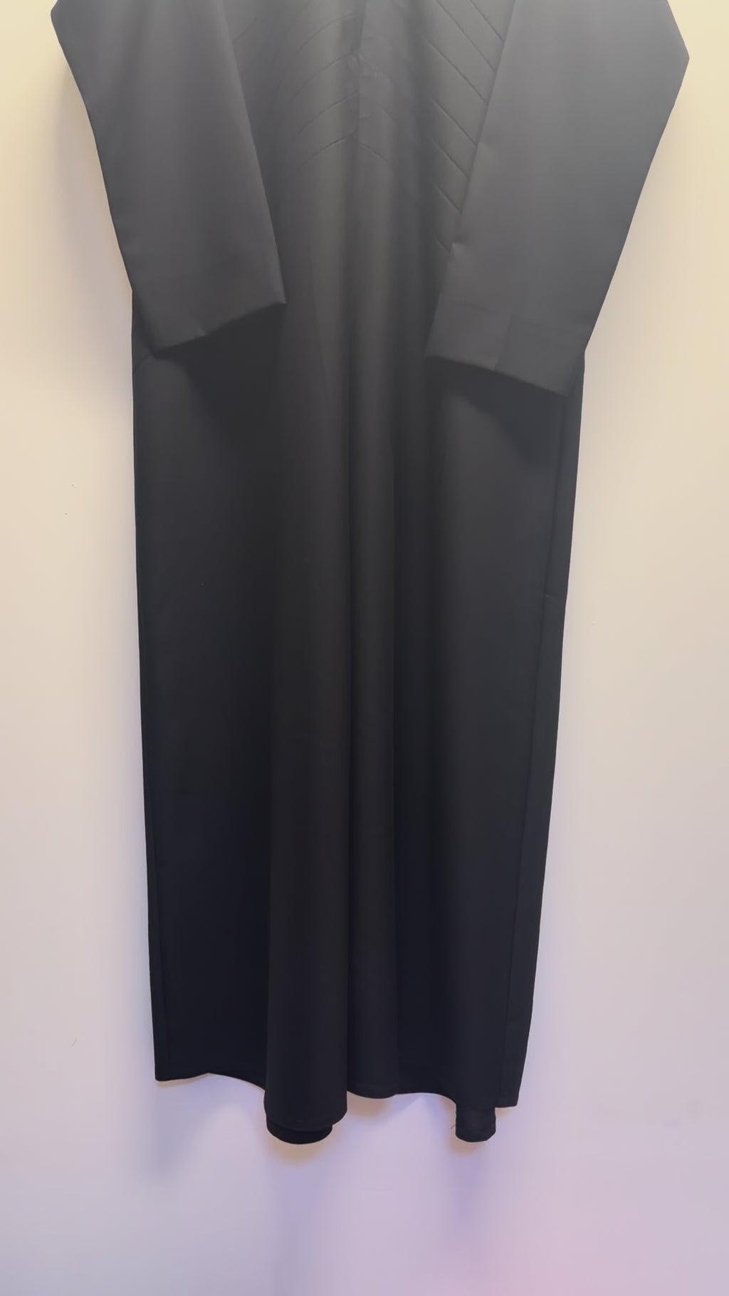 Elegant Minimal Black Abaya